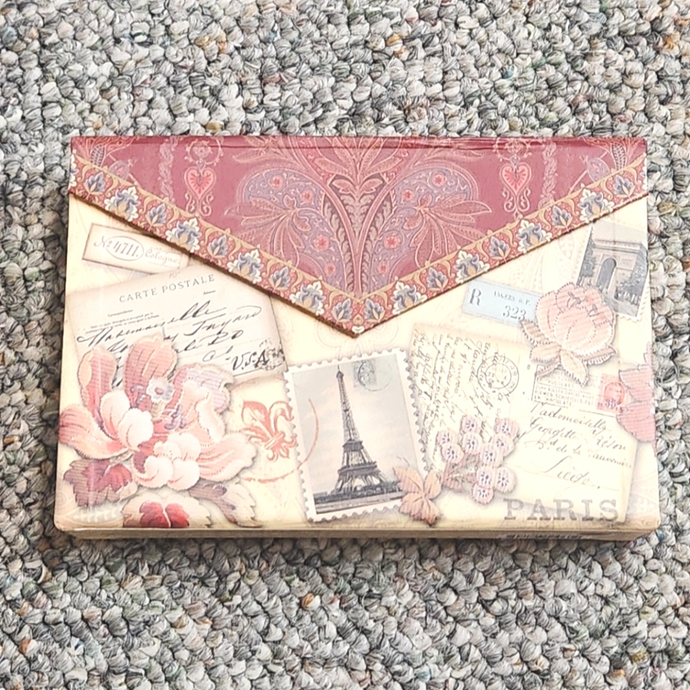Punch Studio Verbena Soap Set In French Themed Magnetic Gift Box